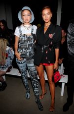 GIGI HADID and IRINA SHAYK at Jeremy Scott Fashion Show at NYFW 09/06/2019