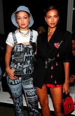 GIGI HADID and IRINA SHAYK at Jeremy Scott Fashion Show at NYFW 09/06/2019