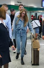 GIGI HADID Arrives at Airport in Milan 09/17/2019