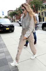 GIGI HADID Arrives at Barclays Center in New York 09/10/2019