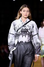 GIGI HADID at Burberry Rumway Show at London Fashion Week 09/16/2019