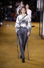 GIGI HADID at Burberry Rumway Show at London Fashion Week 09/16/2019