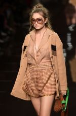 GIGI HADID at Fendi Runway Show at Milan Fashion Week 09/19/2019