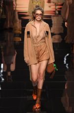GIGI HADID at Fendi Runway Show at Milan Fashion Week 09/19/2019