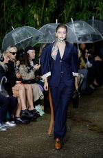 GIGI HADID at Lanvin Ready to Wear Fashion Show in Paris 09/25/2019