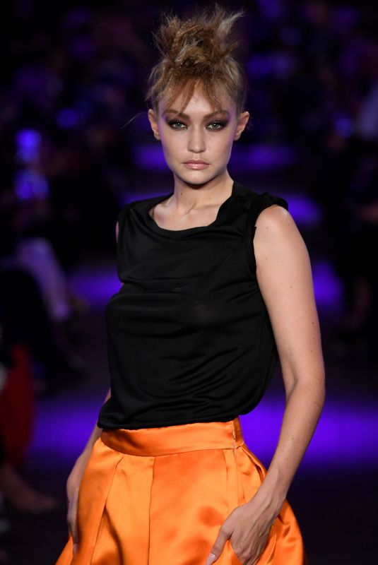 GIGI HADID at Tom Ford Runway Show at New York Fashion Week 09/09/2019