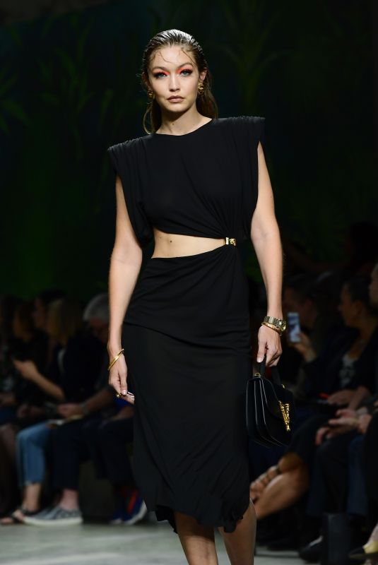 GIGI HADID at Versace Runway Show at Milan Fashion Week 09/20/2019