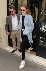 GIGI HADID Leaves Chanel Store Rue Cambon in Paris 09/30/2019