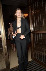 GIGI HADID Leaves Hotel Cafe Royal in London 09/16/2019