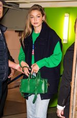 GIGI HADID Leaves Ralph Lauren Fall 2019 Fashion Show in New York 09/07/2019