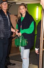 GIGI HADID Leaves Ralph Lauren Fall 2019 Fashion Show in New York 09/07/2019