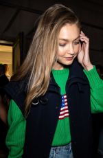 GIGI HADID Leaves Ralph Lauren Fall 2019 Fashion Show in New York 09/07/2019