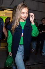 GIGI HADID Leaves Ralph Lauren Fall 2019 Fashion Show in New York 09/07/2019