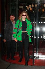 GIGI HADID Leaves Royal Monceau Hotel in Paris 09/23/2019