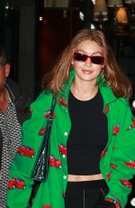 GIGI HADID Leaves Royal Monceau Hotel in Paris 09/23/2019