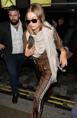 GIGI HADID Night Out in London 09/16/2019