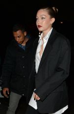 GIGI HADID Night Out in Paris 09/25/2019