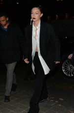 GIGI HADID Night Out in Paris 09/25/2019