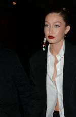 GIGI HADID Night Out in Paris 09/25/2019