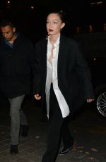 GIGI HADID Out and About in Paris 09/25/2019