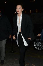 GIGI HADID Out and About in Paris 09/25/2019