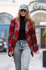 GIGI HADID Out and About in Paris 09/27/2019