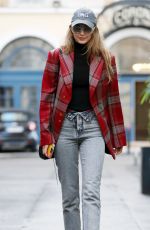 GIGI HADID Out and About in Paris 09/27/2019