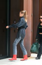 GIGI HADID Out in New York 09/06/2019