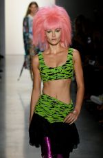 GRACE ELIZABETH at Jeremy Scott Runway Show at New York Fashion Wekk 09/06/2019