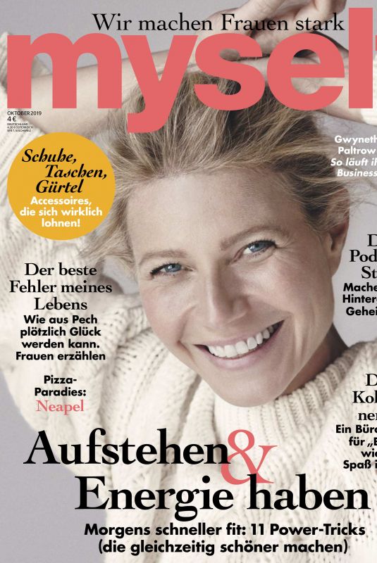 GWYNETH PALTROW in Myself Magazine, October 2019