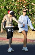 HAILEY and Justin BIEBER Out and About in Hollywood 09/04/2019