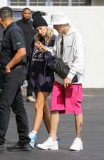HAILEY and Justin BIEBER Out in Eestwood 09/26/2019