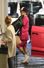 HAILEY BIEBER Arrives at a Dermatologist Office in Beverly Hills 09/12/2019