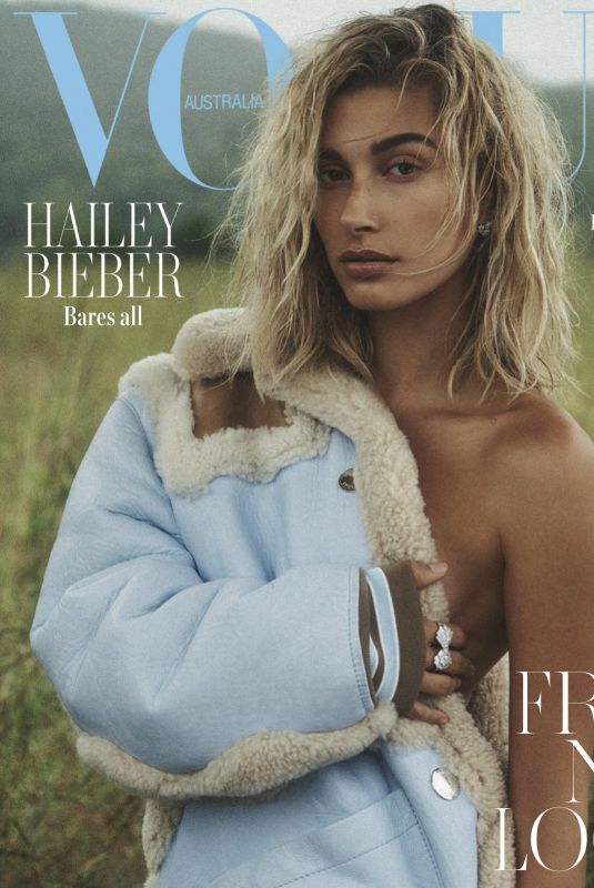 HAILEY BIEBER in Vogue Magazine, Australia October 2019