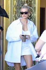 HAILEY BIEBER Leaves Montage Hotel in Beverly Hills 09/21/2019