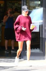 HAILEY BIEBER Leaves Pilates Class in West Hollywood 09/10/2019