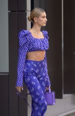 HAILEY BIEBER Out in New York 09/08/2019