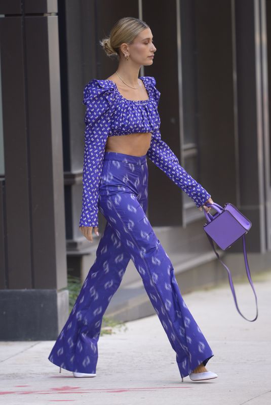 HAILEY BIEBER Out in New York 09/08/2019