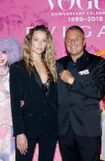 HANNAH FERGUSON at Vogue Japan 20th Anniversary Party at Milan Fashion Week 09/18/2019