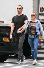 HAYDEN PANETIERE and Zach Hickerson Holding Hands Out in New York 09/04/2019