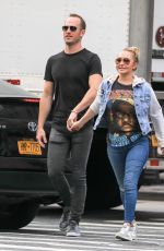 HAYDEN PANETIERE and Zach Hickerson Holding Hands Out in New York 09/04/2019