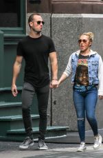 HAYDEN PANETIERE and Zach Hickerson Holding Hands Out in New York 09/04/2019