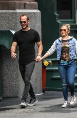 HAYDEN PANETIERE and Zach Hickerson Holding Hands Out in New York 09/04/2019