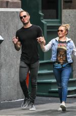 HAYDEN PANETIERE and Zach Hickerson Holding Hands Out in New York 09/04/2019