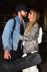 HEIDI KLUM and Tom Kaulitz at LAX Airport in Los Angeleas 09/11/2019