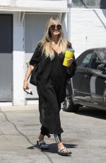 HEIDI KLUM Leaves Meche Hair Salon in Beverly Hills 09/04/2019