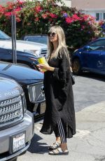 HEIDI KLUM Leaves Meche Hair Salon in Beverly Hills 09/04/2019