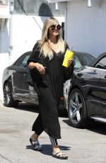 HEIDI KLUM Leaves Meche Hair Salon in Beverly Hills 09/04/2019