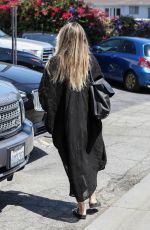 HEIDI KLUM Leaves Meche Hair Salon in Beverly Hills 09/04/2019
