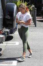 HILARY DUFF in Leggings Out Shopping in Los Angeles 08/21/2019